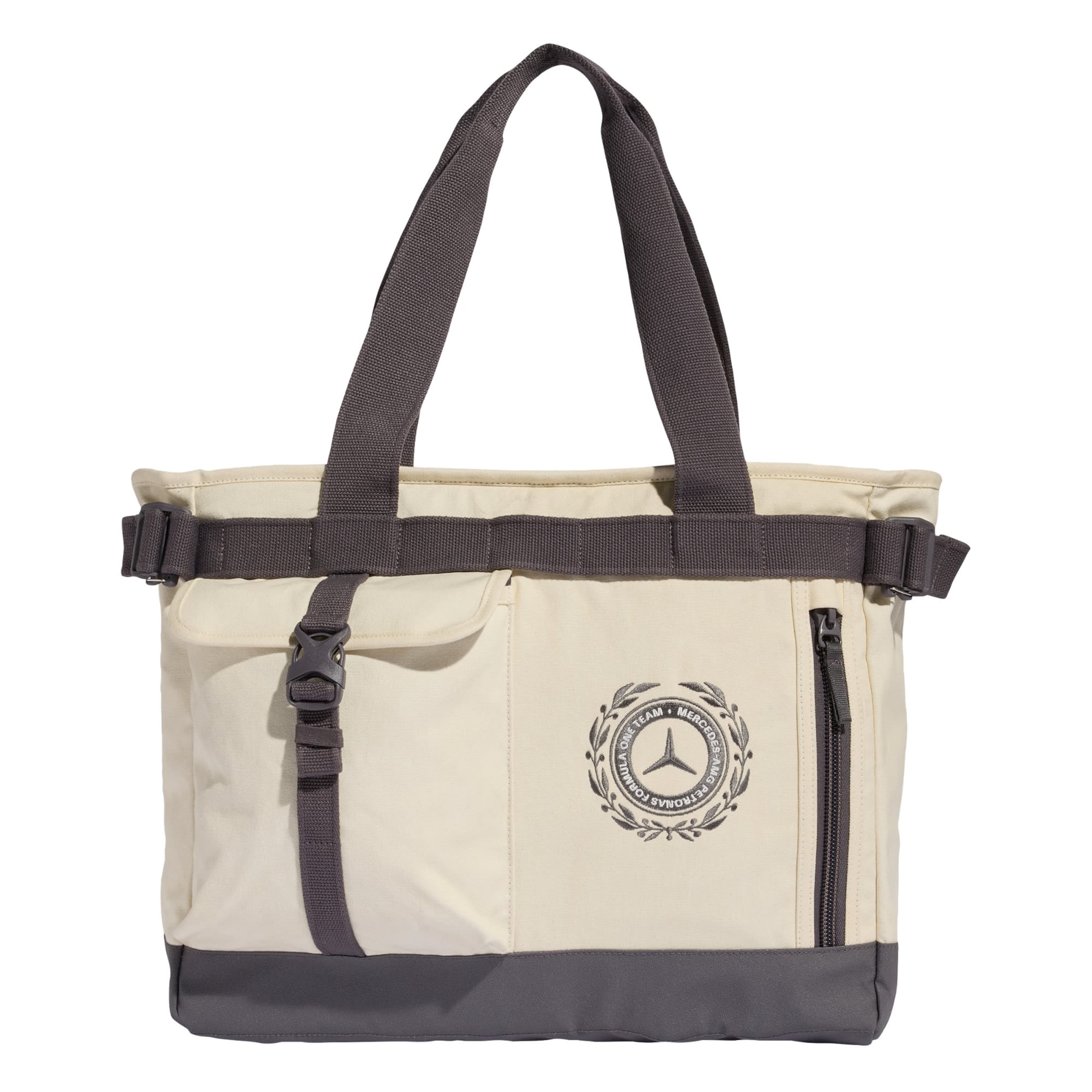 ADIDAS PERFORMANCE Sporttasche 'Mercedes-AMG Petronas Formula 1 Team' in dunkelgrau / offwhite, Produktansicht