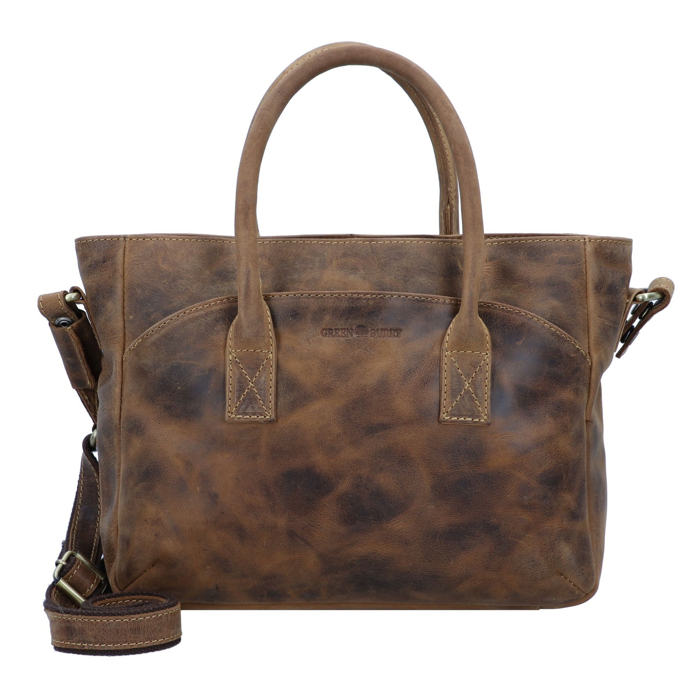 Sacs à main 'Vintage 1537' GREENBURRY en marron : devant