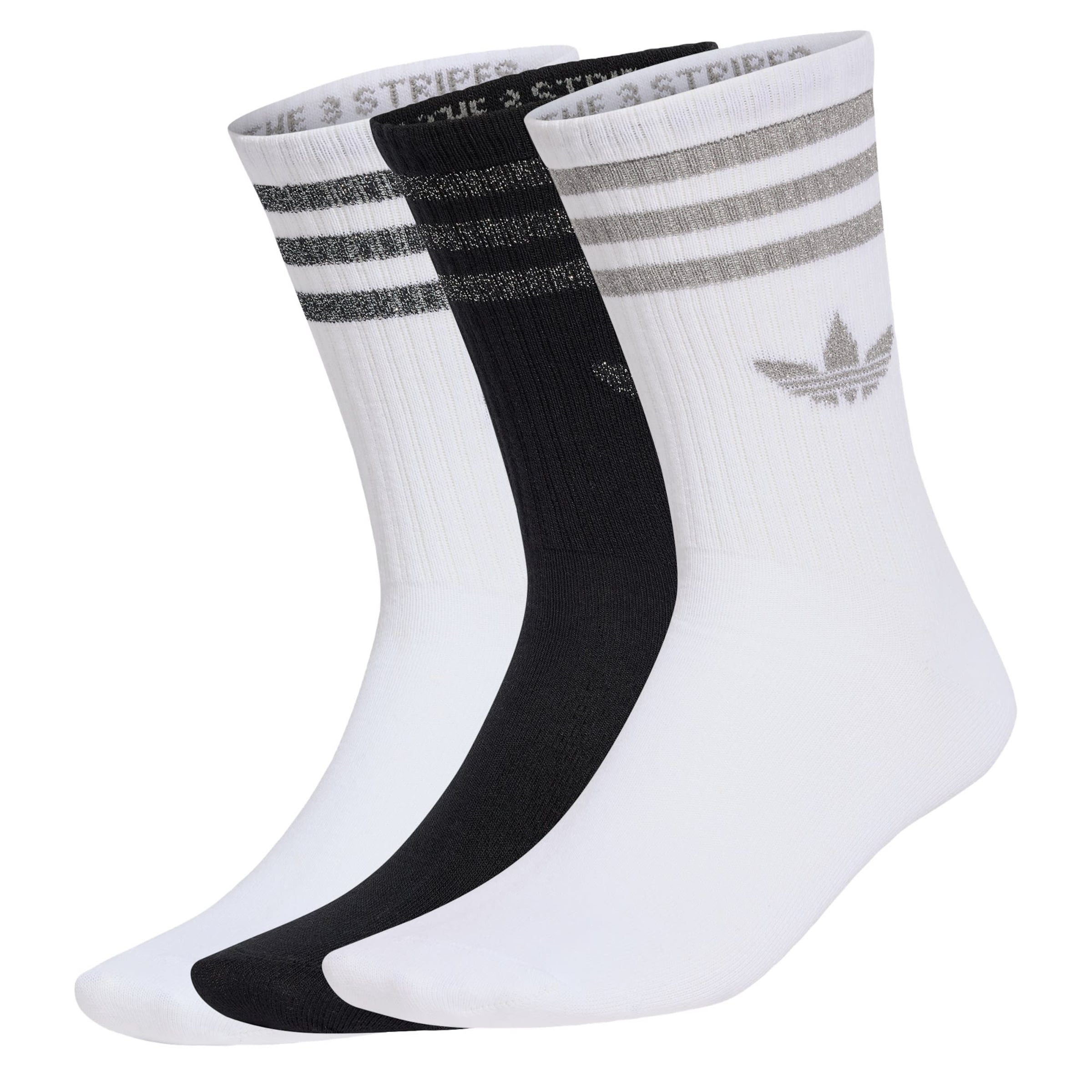 ADIDAS ORIGINALS Socks in Gold / Black / Silver / White, Item view
