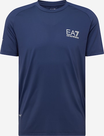 EA7 Emporio Armani Funktionsshirt in Blau: predná strana