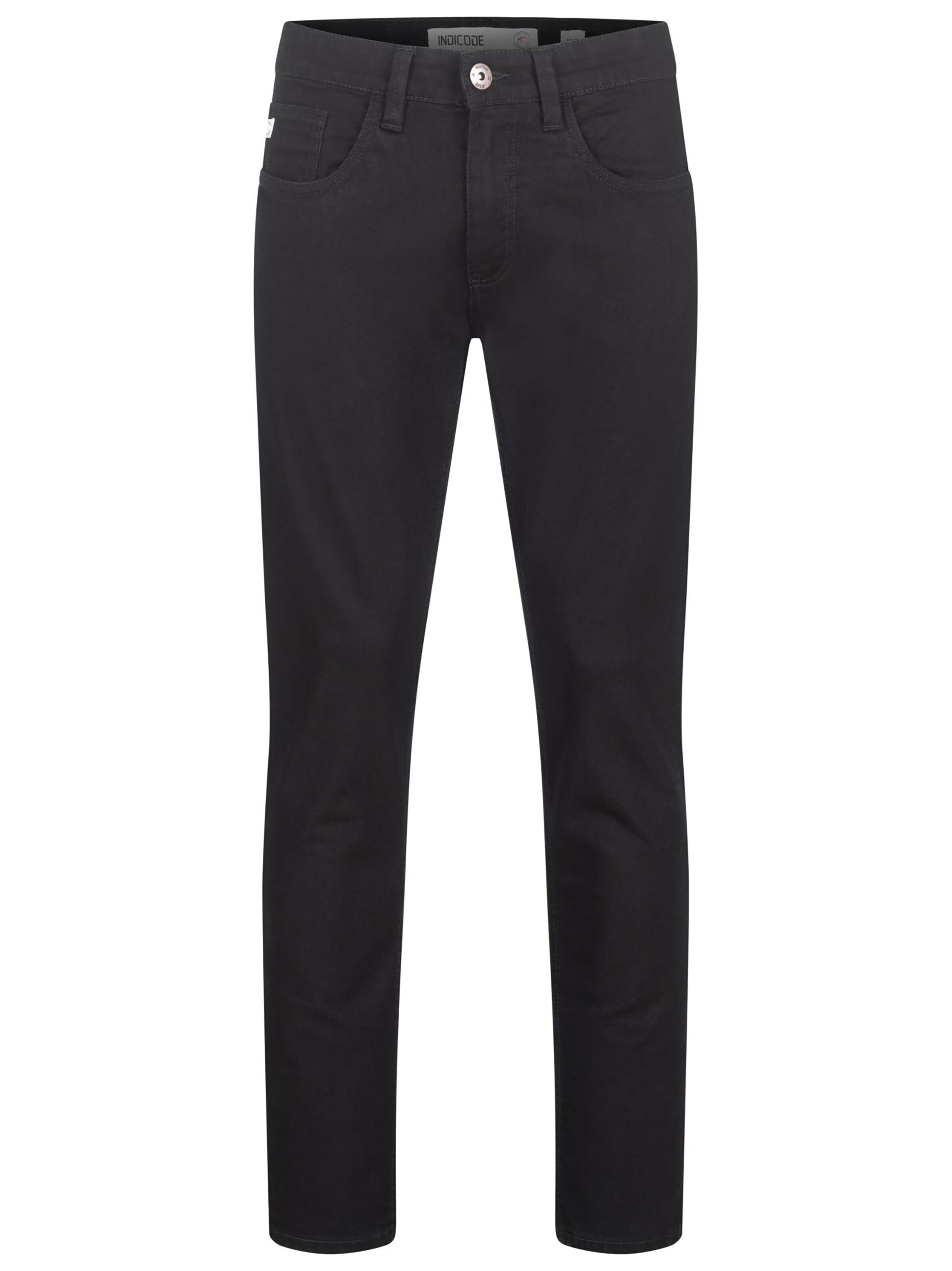 INDICODE JEANS Regular Jeans in Black: front