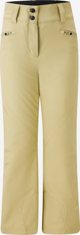 ZIENER Workout Pants 'ALIN-Z' in Yellow: front