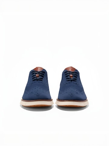Cole Haan Schnürschuh 'ZG RMSTD WINGTIP OX' in Blau