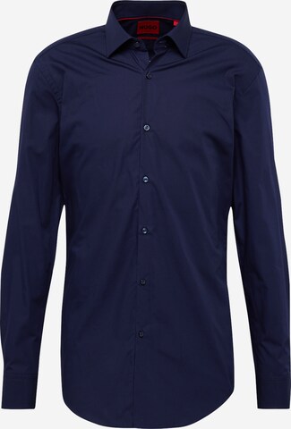 HUGO Button Up Shirt 'Jenno' in Blue: front