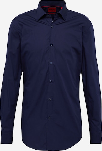 HUGO Red Button Up Shirt 'Jenno' in Blue: front