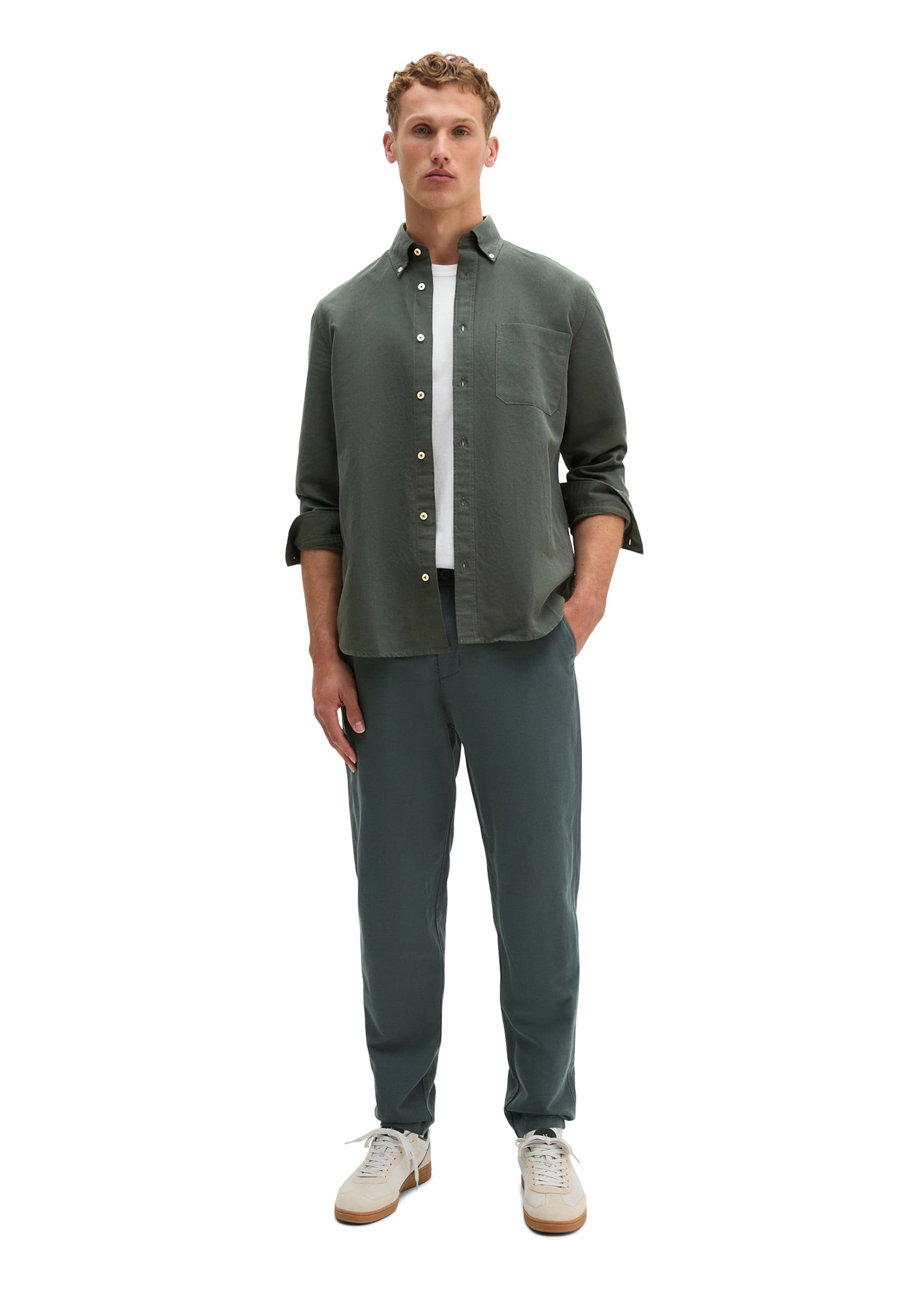 Marc O'Polo Regular Fit Hemd in Grau