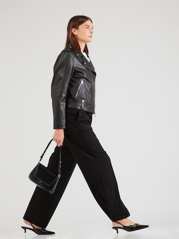 Loosefit Pantalon à pince 'Cally Chana' MSCH COPENHAGEN en noir