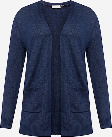 Cardigan 'ESLY' ONLY Carmakoma en bleu : devant
