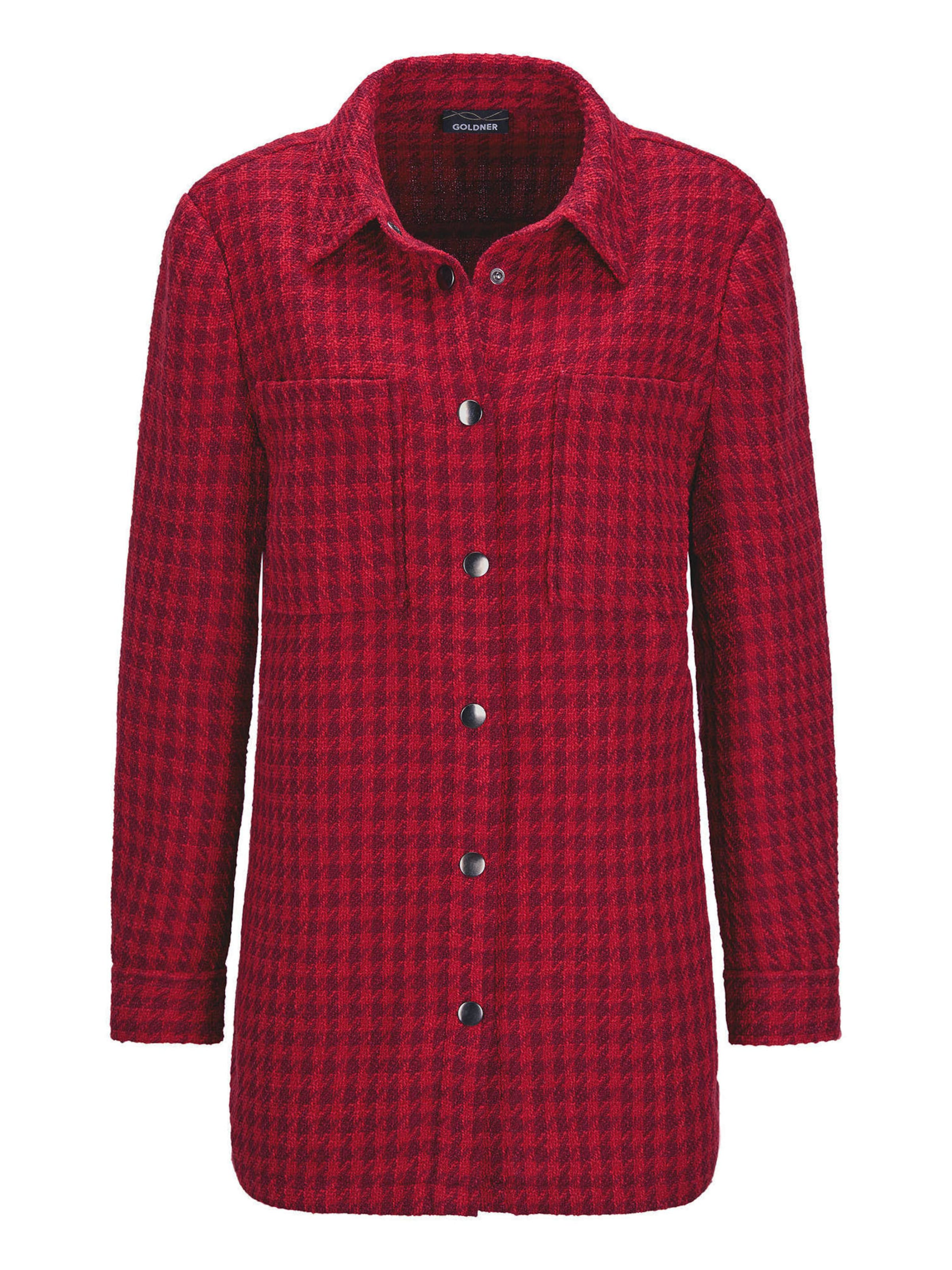 Goldner Jacke in Rot: Vorderseite