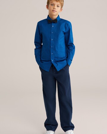 WE Fashion Средняя посадка Рубашка в Синий