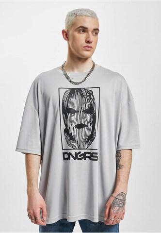 Dangerous DNGRS Shirt 'Evil 07' in Grijs: voorkant