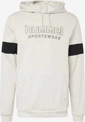 Sweat-shirt Hummel en beige : devant