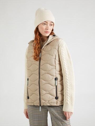 Gilet di Sublevel in beige: frontale