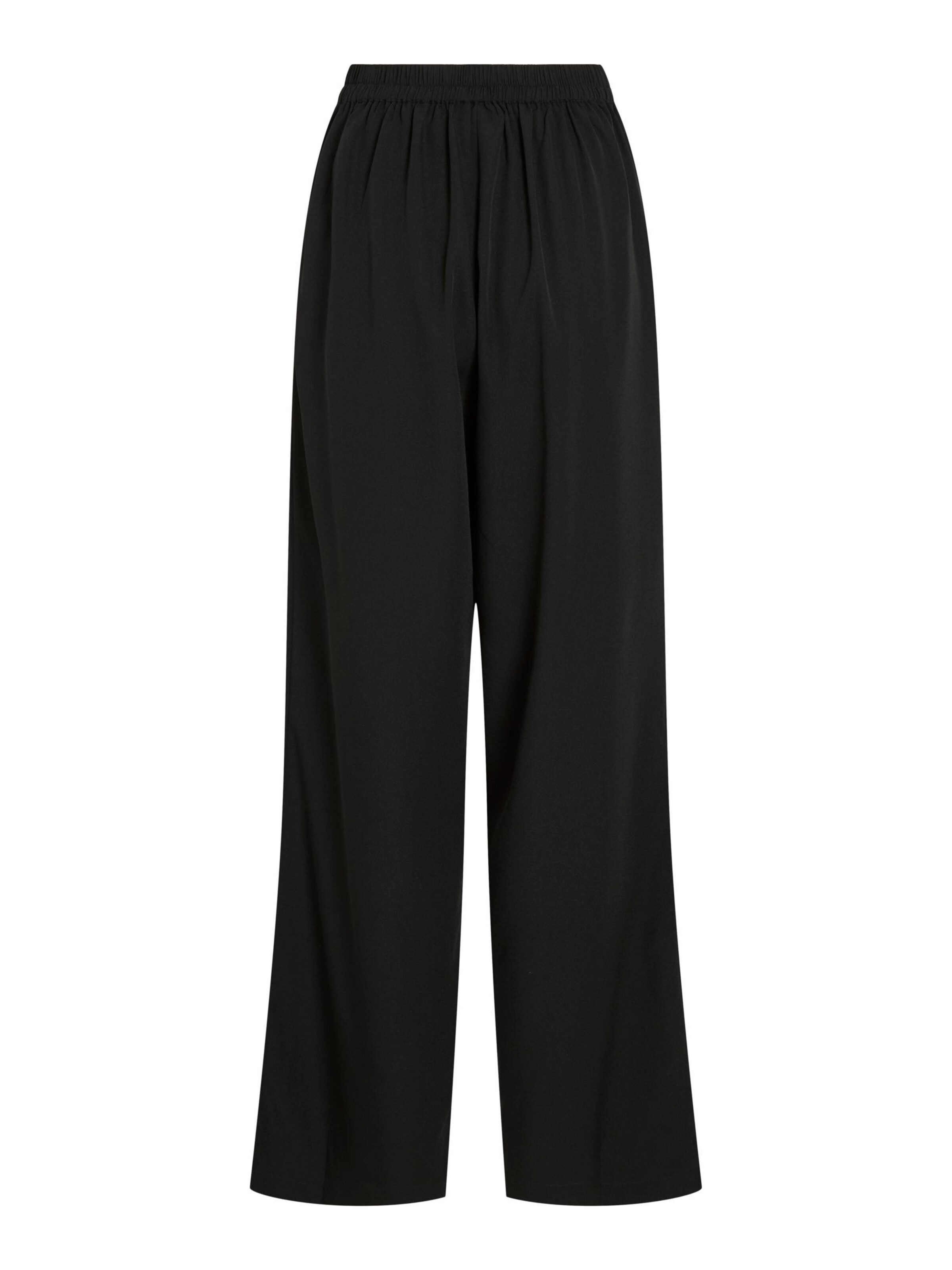 VILA Wide Leg Bukser i sort