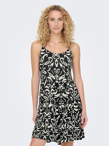 ONLY - Vestido de verano 'MAJ LIFE' en negro: frente