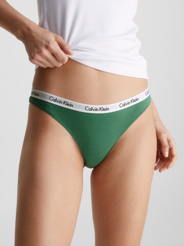 Regular Tanga 'Carousel' de la Calvin Klein Underwear pe bej: față