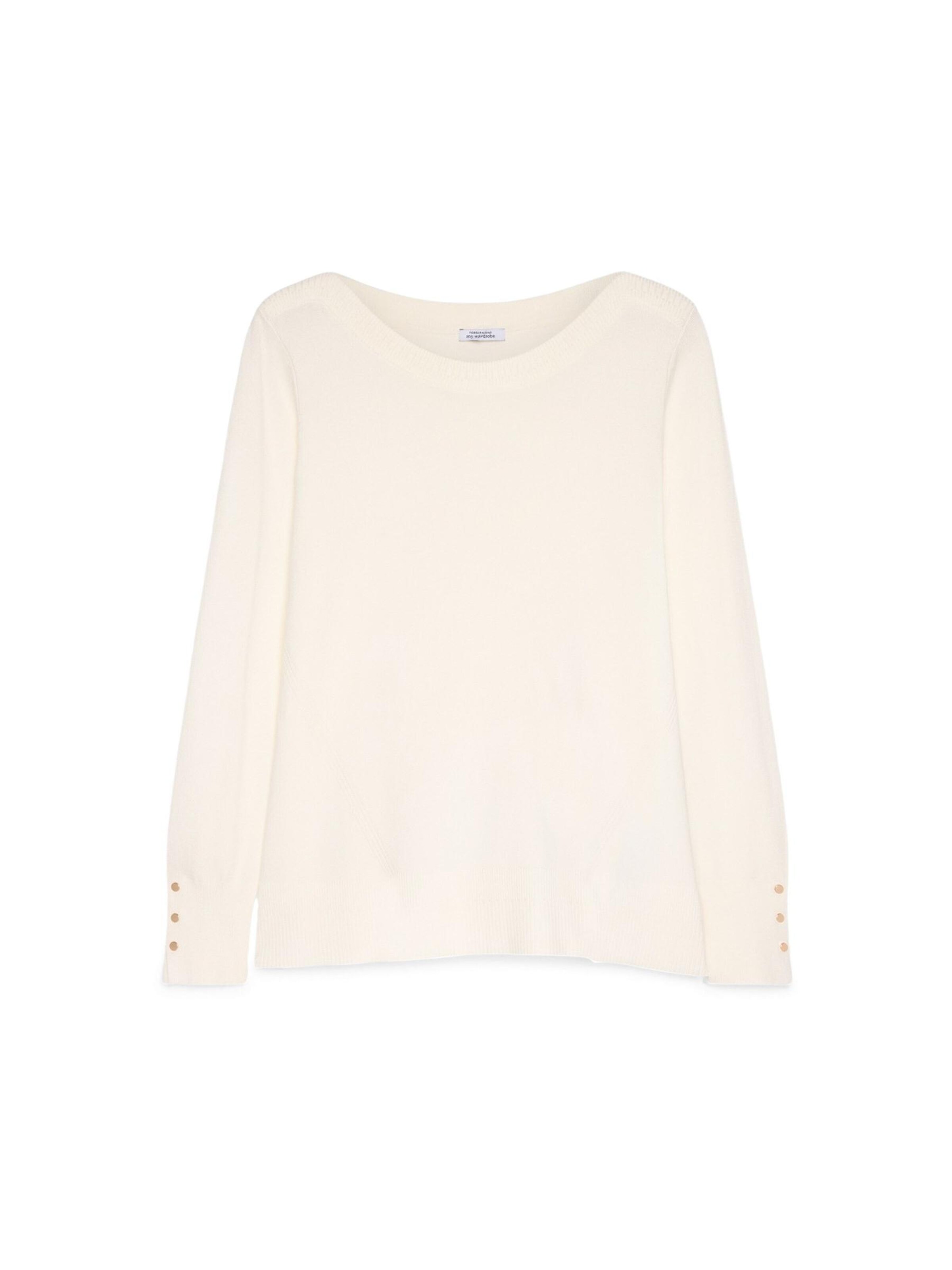 Fiorella Rubino Trui in Wit: voorkant