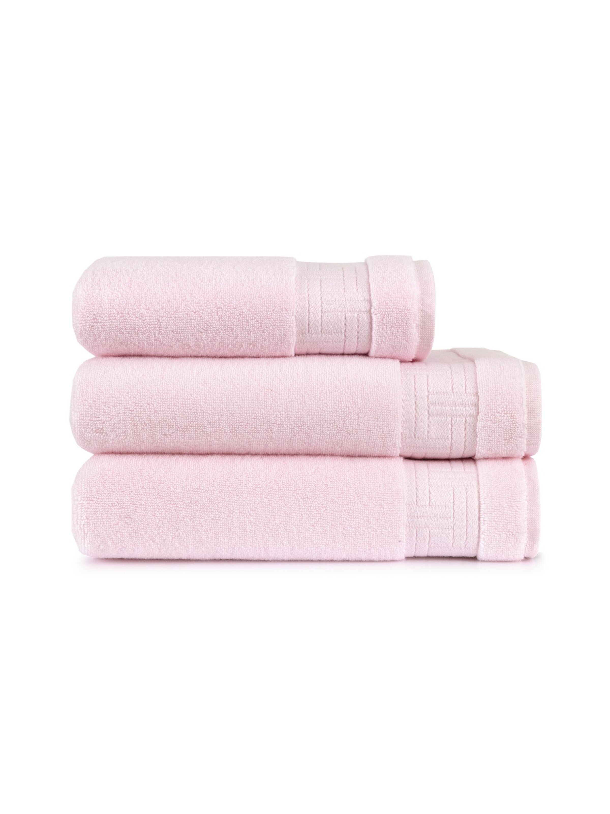 KENZO Towel 'KWEAVE' in Pink: front