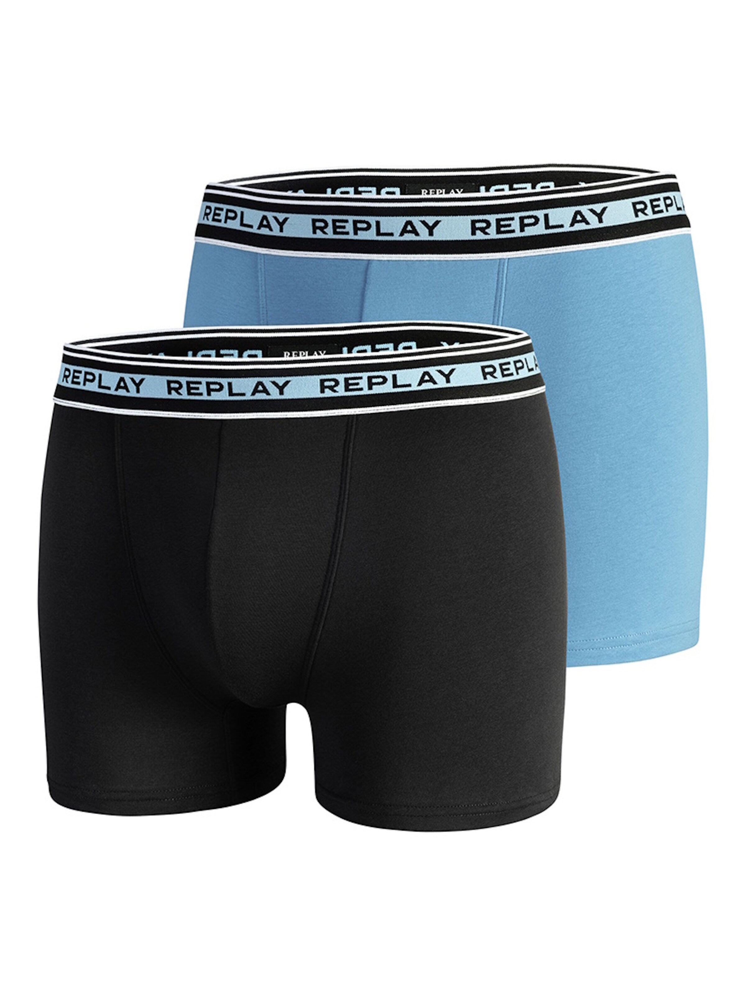 Boxers REPLAY en bleu : devant
