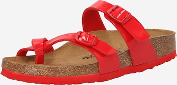 Tongs 'Mayari' BIRKENSTOCK en rouge : devant