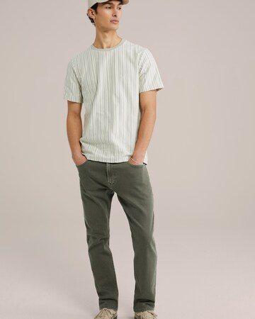 T-Shirt WE Fashion en beige