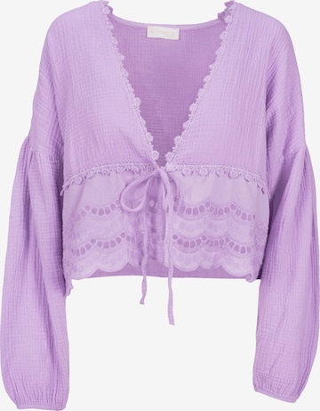 Seasons of April Blouse 'Laura' in Purple: front