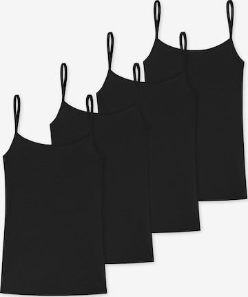 uncover by SCHIESSER Onderhemd ' Uncover ' in Zwart: voorkant