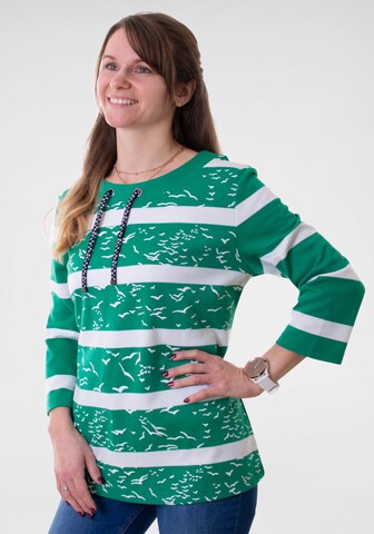 Navigazione Sweatshirt in Green: front