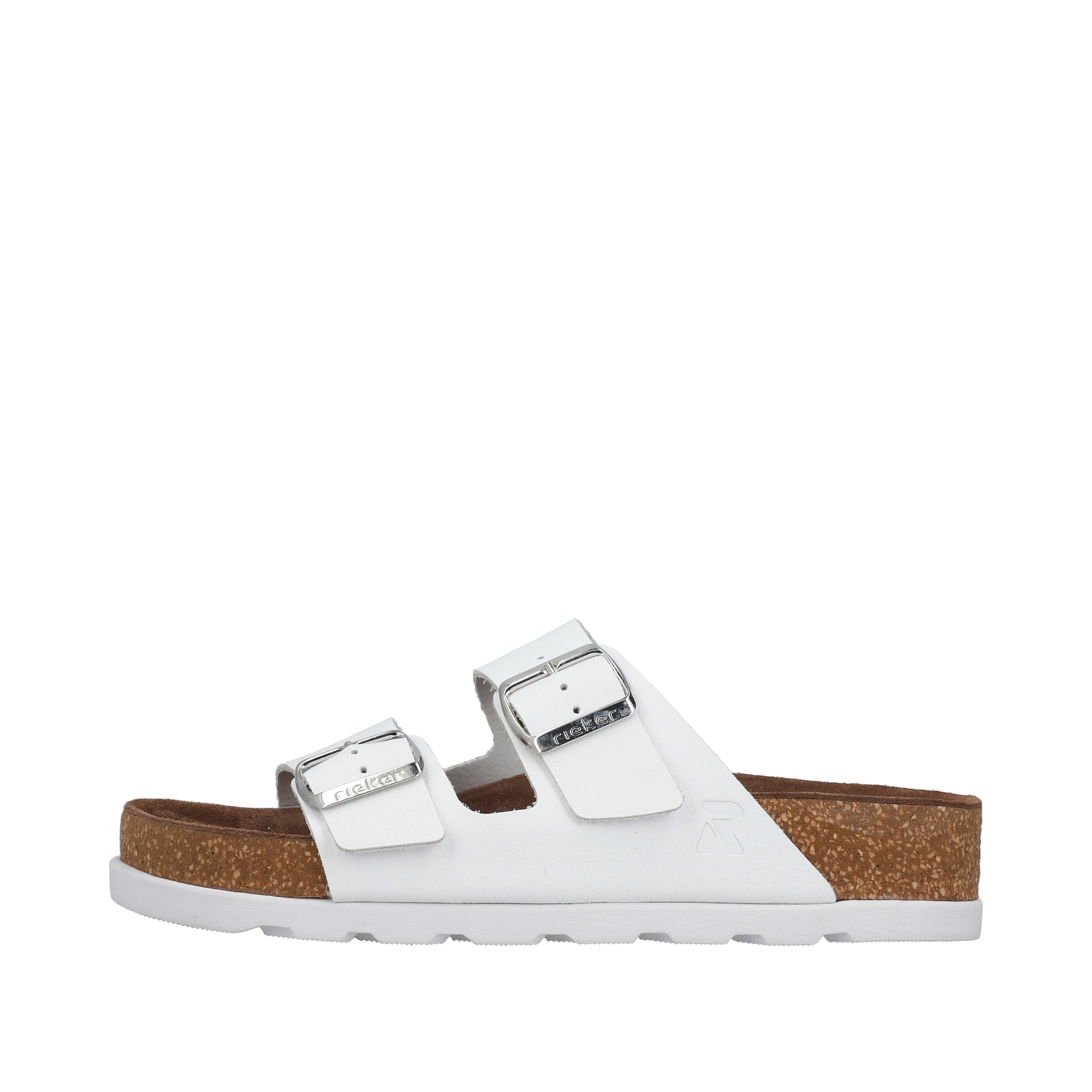 Mule Rieker en blanc