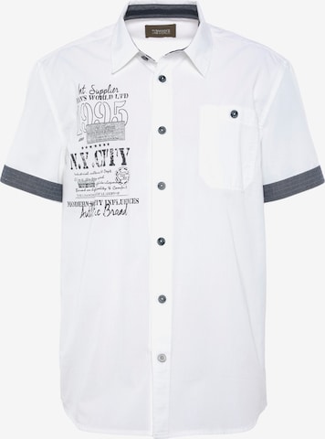 Man's World Regular Fit Hemd in Weiß: predná strana