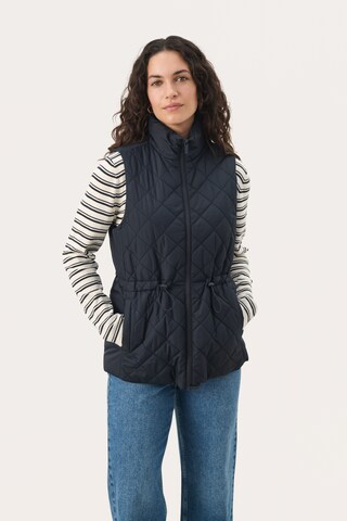 Gilet 'Nanet' Part Two en bleu : devant