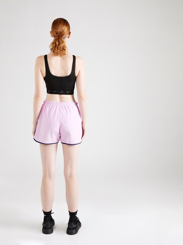 ADIDAS PERFORMANCE Normalny krój Spodnie sportowe 'RUN IT SHORT 3' w kolorze fioletowy