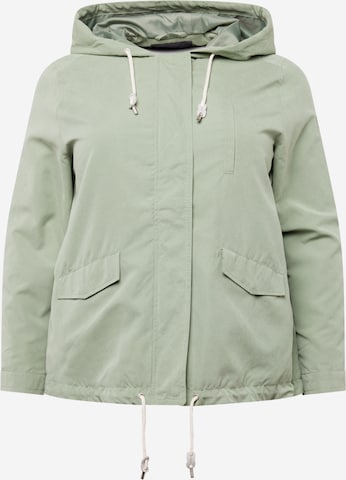 ONLY Carmakoma Демисезонная куртка 'SKYLAR' в Зеленый: спереди