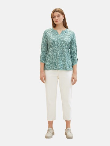 Tom Tailor Women + Bluse i grøn