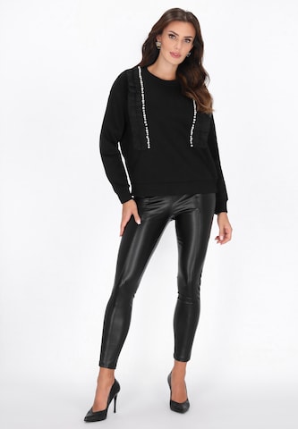 faina Sweatshirt in Zwart