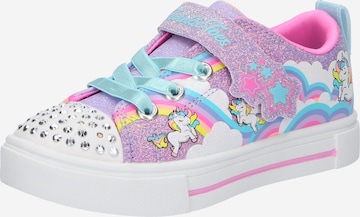 SKECHERS - Sapatilhas 'TWINKLE SPARKS - JUMPIN CLOUDS' em roxo: frente