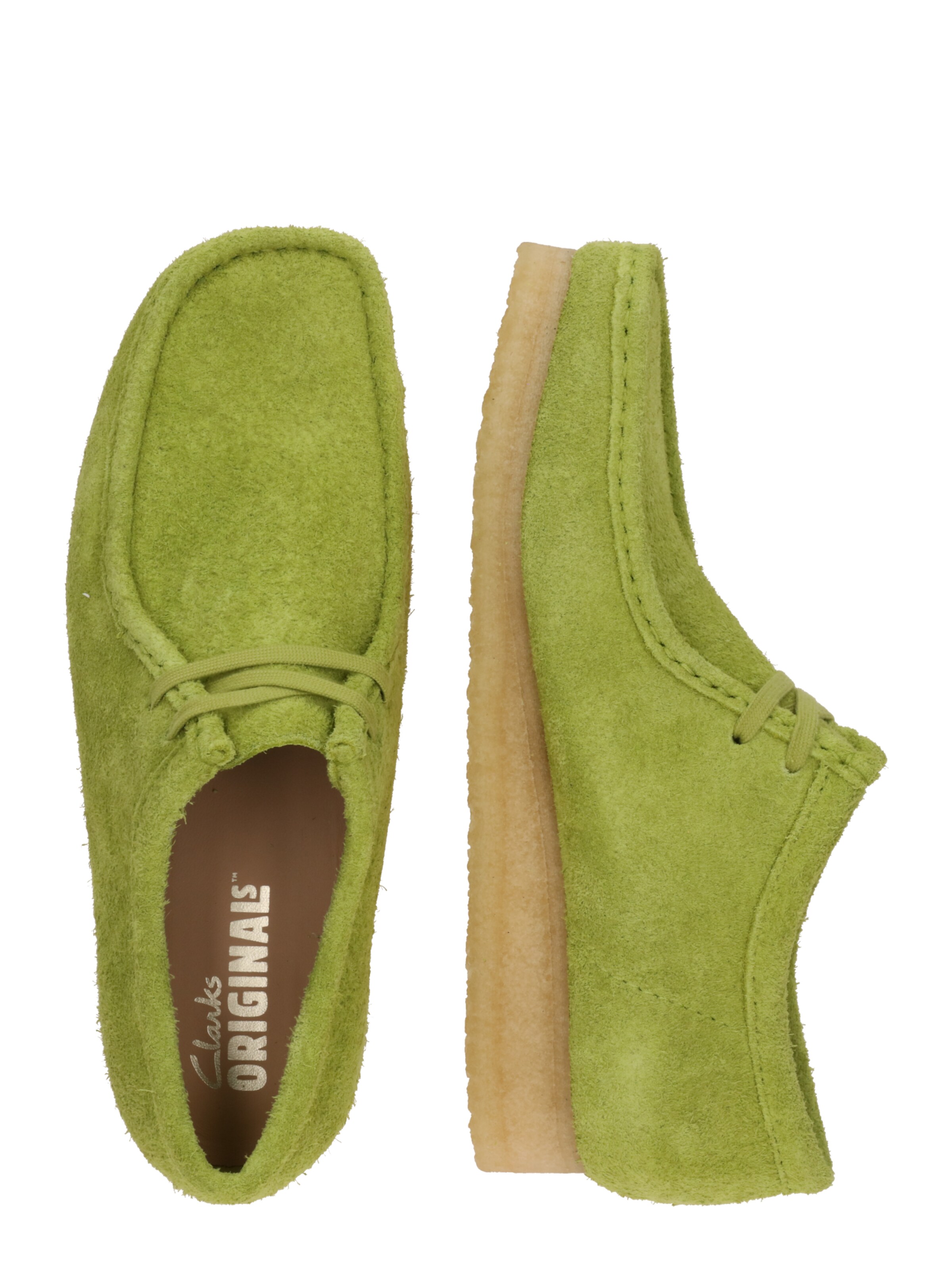 Clarks Originals Μοκασίνι 'Wallabee' σε πράσινο
