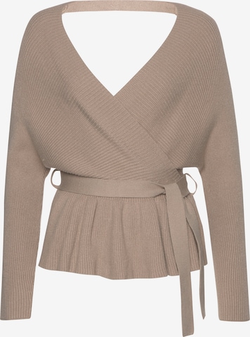 Kimono LASCANA en beige : devant