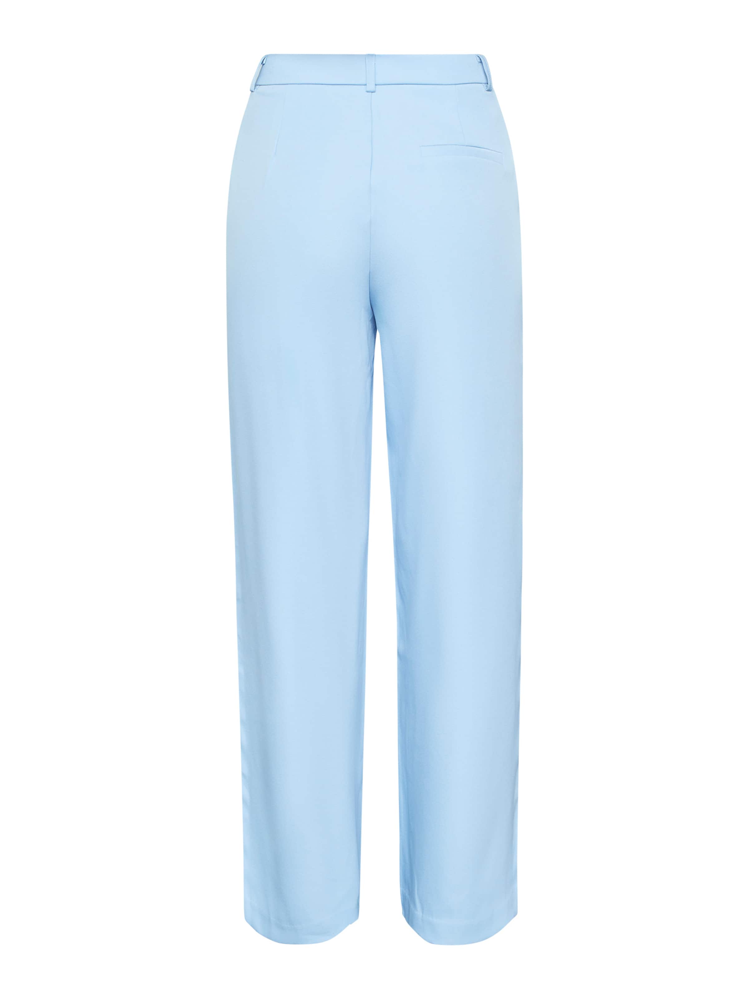 mėlyna SISTERS POINT Plačios klešnės Klostuotos kelnės 'GREAT-PA'