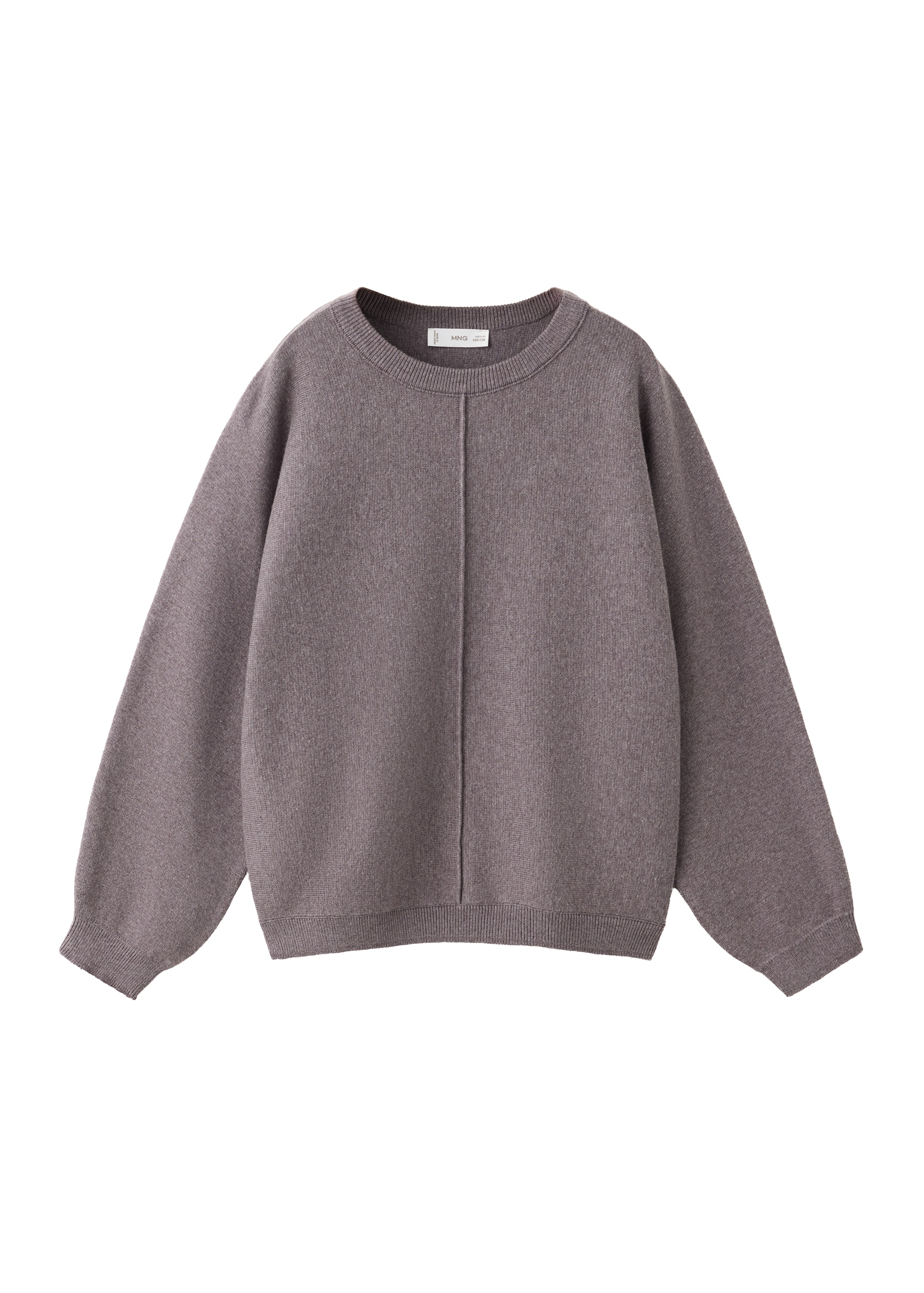 MANGO KIDS Pull-over 'POLLY' en 140 en greige, Vue avec produit