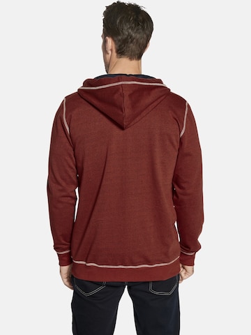 Jan Vanderstorm Zip-Up Hoodie ' Jokora ' in Red