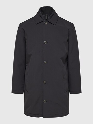 SELECTED HOMME Vinterfrakke i sort: forside