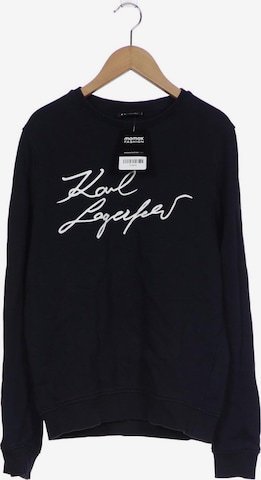 Karl Lagerfeld Sweatshirt & Zip-Up Hoodie in S in Blue: front