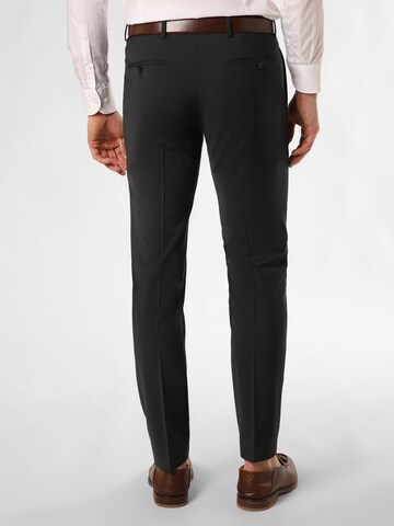 ROY ROBSON Slimfit Bundfaltenhose in Schwarz