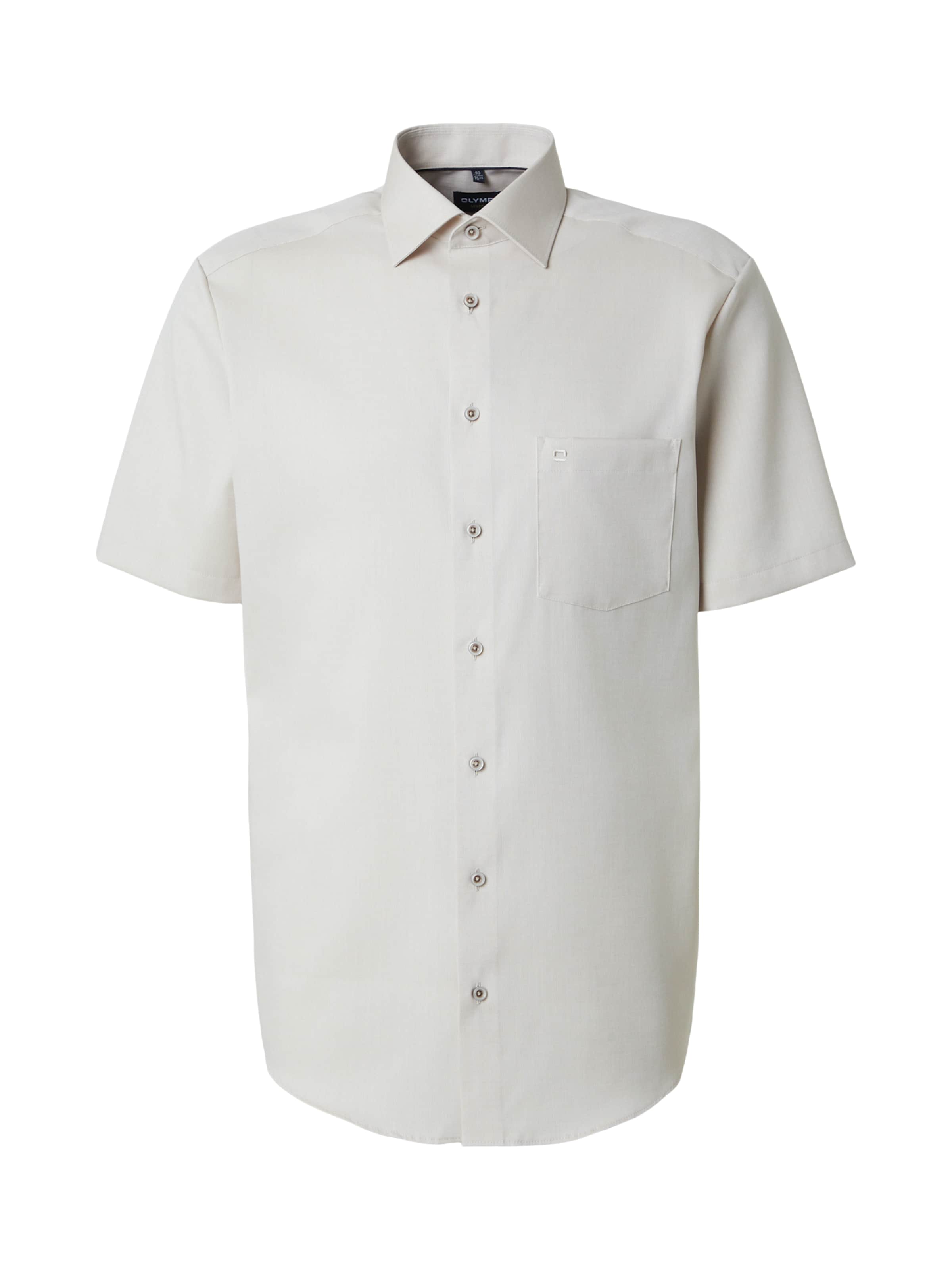 Fit confort Chemise 'Luxor' OLYMP en beige : devant
