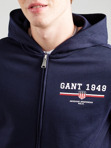 GANT Bluza rozpinana w kolorze niebieski