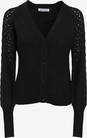 melns Influencer Adīta jaka: no priekšpuses