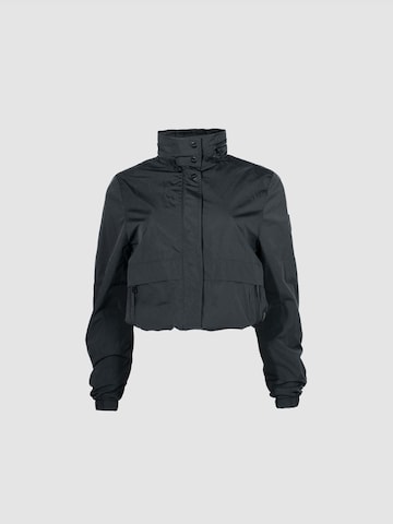 Giacca per outdoor ' Atlas Leichte Windjacke ' di JACK1T in nero: frontale