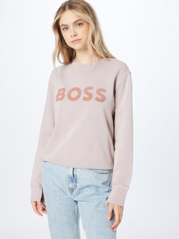 BOSS Sweatshirt 'Elaboss' in Pink: predná strana