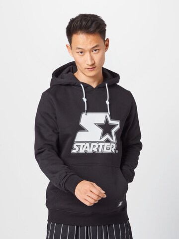 Starter Black Label - Sudadera en negro: frente